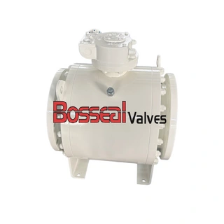 ASTM A105 Trunnion Ball Valve, DBB, 3-piece, 10 Inch, 900 LB