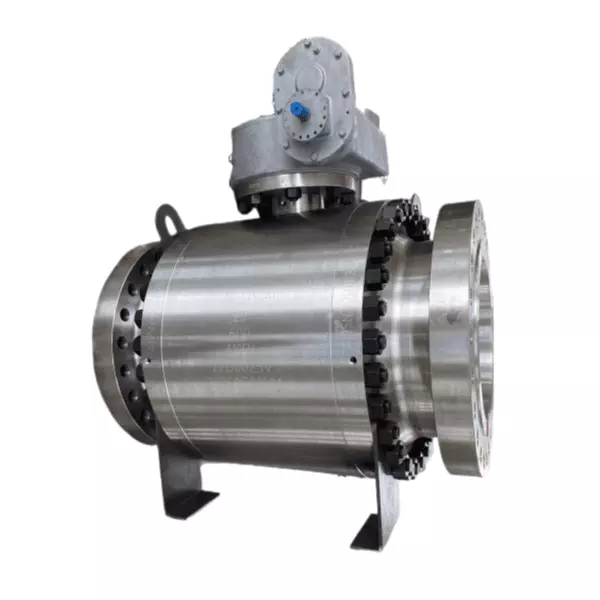 Válvula de bola de montaje de muñón ASTM A105N, 20 pulgadas, 600 libras, API 6D