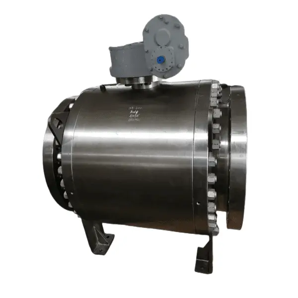 Válvula de bola ASTM A350 LF2, TM, API 6D, 24x 20 pulgadas, 600 libras