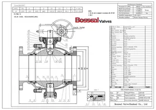 2PCS Trunnion Ball Valve
