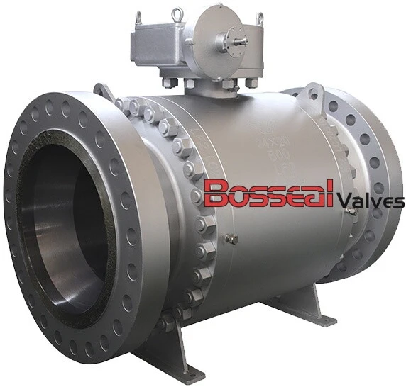Válvula de bola de trunnion forjada, 14 pulgadas, 600 libras, A350 LF2, API 6D