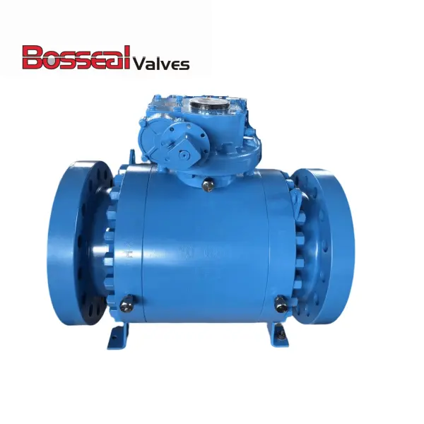 10 Inch Ball Valve, 600 LB, ASTM A350 LF2, API 6D, RF, Gear