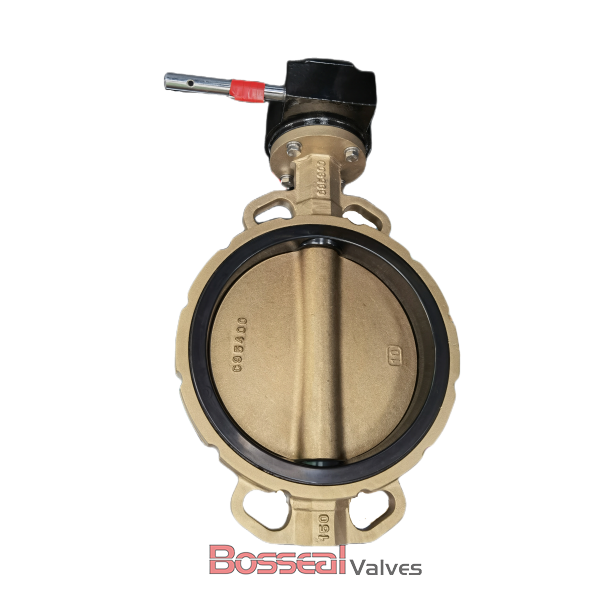 Al-bronze Gear Butterfly Valves, C95800, 14 IN, CL300, Wafer