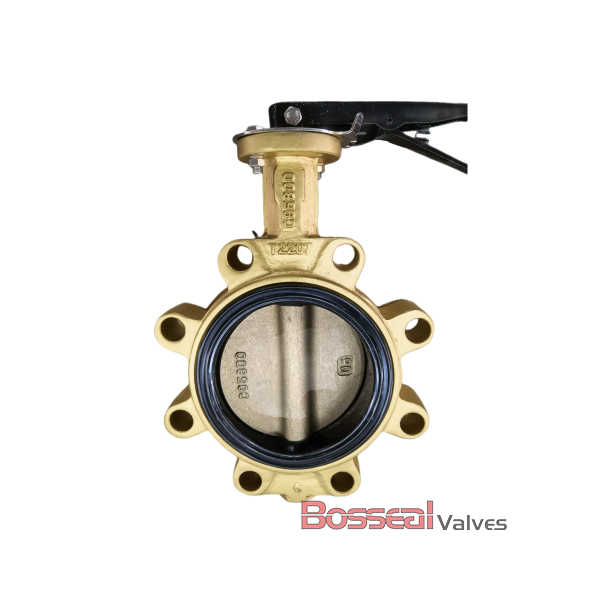 Aluminum Bronze Lug Butterfly Valve, 8 IN, 300 LB, Flanged
