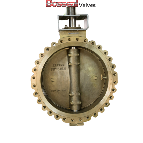 API 609 Aluminum Bronze Butterfly Valve, B148 C95800, 40 IN