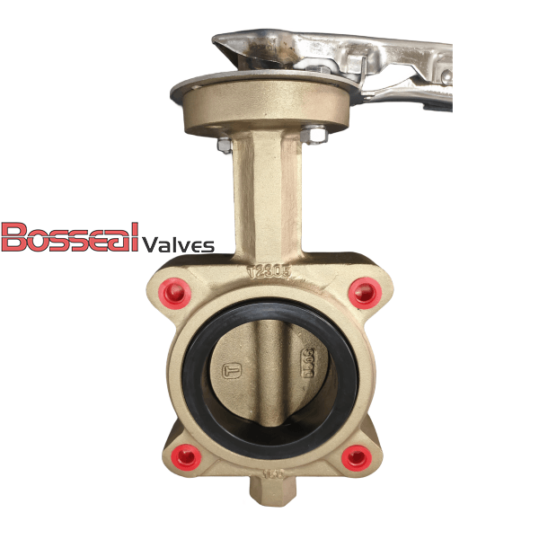 BS EN 593 Aluminum Bronze Butterfly Valves, C95800, 16 Inch