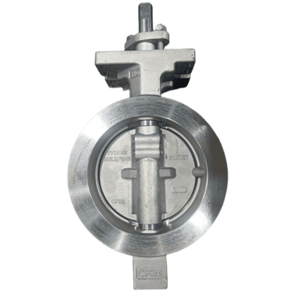 ASTM A351 CF8M Double Offset Butterfly Valve, 8 Inch, 300 LB