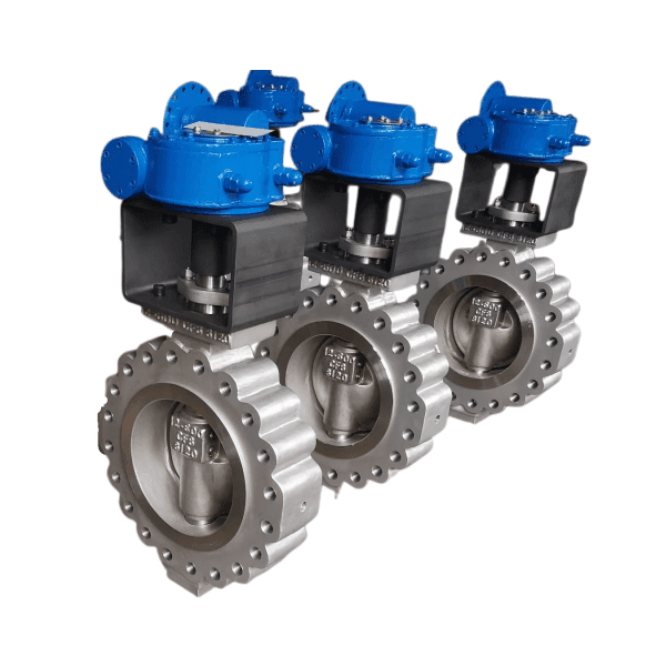 ASTM A351 CF8 Дисковый затвор с двойным смещением, 12 дюймов, 600 фунтов