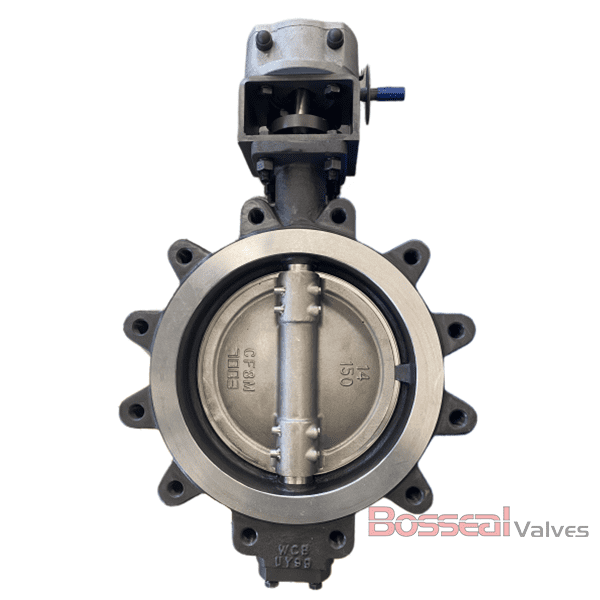 ASTM A216 WCB Double Offset Butterfly Valve, 24 IN, 150 LB