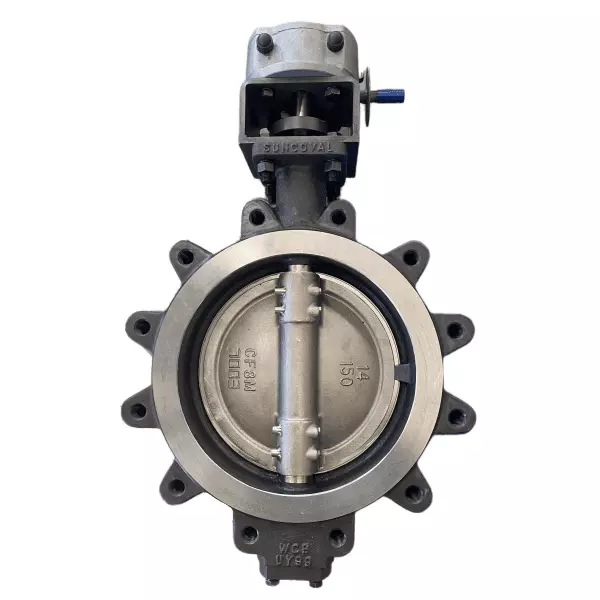 ASTM A216 WCB Double Offset Butterfly Valve, 150 LB, 14 Inch