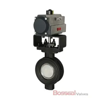 Titanium Double Offset Butterfly Valves, 10 Inch, 300 LB