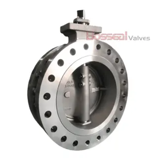 ASTM A351 CF8M Double Offset Butterfly Valve, CL 150, 8 IN