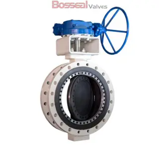 API 609 B Titanium Butterfly Valve, 150 LB, 6IN, Double Offset