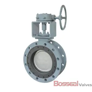 ASTM B148 C95800 Flanged Butterfly Valve, CL300, 14IN, EN 593