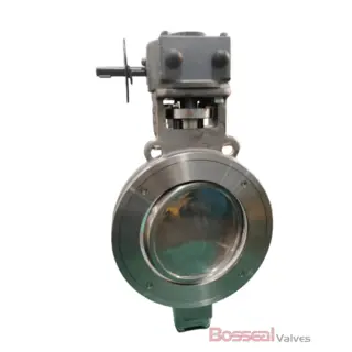 Monel K500 Stem Butterfly Valve, CL 150, 40 Inch, Titanium