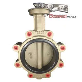 Al-Bronze Eccentric Butterfly Valve, C95800, 24 Inch, 150 LB