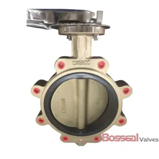 10 Inch Bronze Butterfly Valve, API 609, B148 C95800, 300 LB