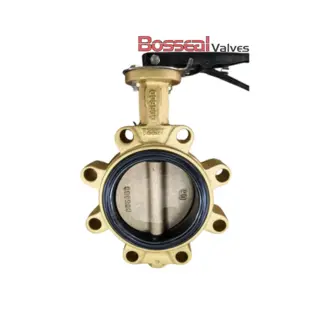 24 Inch Lugged Butterfly Valve, API 609, Al-bronze, CL300 LB