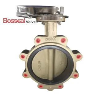 BS EN 593 Aluminum Bronze Butterfly Valve, 32 IN, CL300 LB