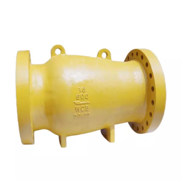 Válvula de retención de flujo axial ASTM A216 WCB, 16 pulgadas, 600 libras, RF