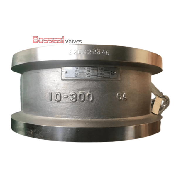 12 Inch Dual Check Valve, Titanium Alloy, 1500 LB, API 594