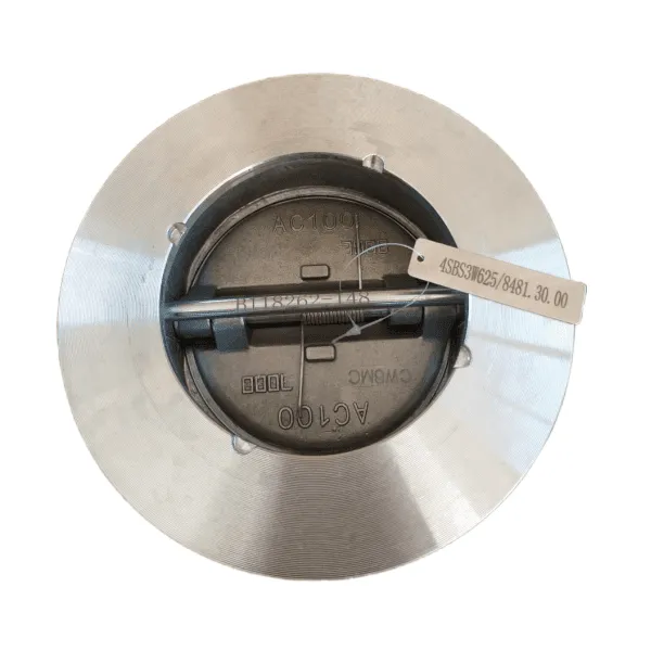 Inconel Dual Plate Check Valve, 4 Inch, 300 LB, A494 CW6MC - Bosseal