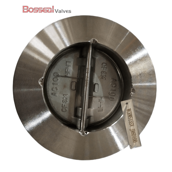 API 6D Dual Check Valve, 8 Inch, Class 900 LB, ASTM A890 5A
