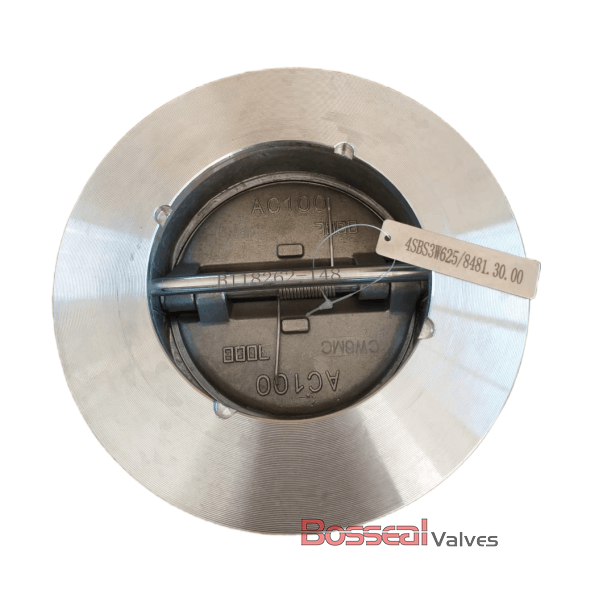 ASTM A890 5A Check Valve, Dual Plate, 26 IN, CL 150, RF