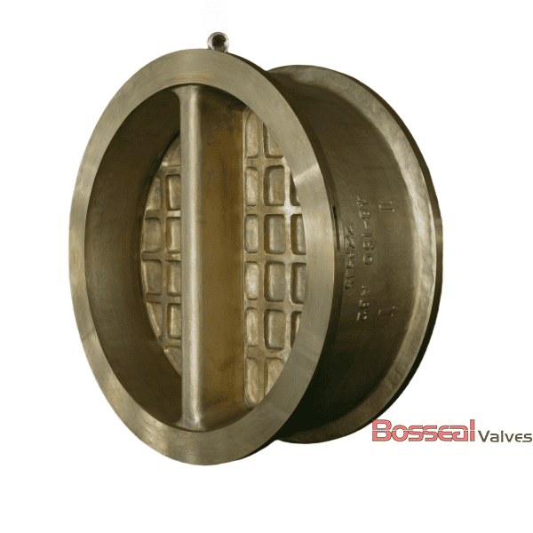 ASTM B148 C95800 Wafer Check Valve, Dual Plate, 12 IN, CL300