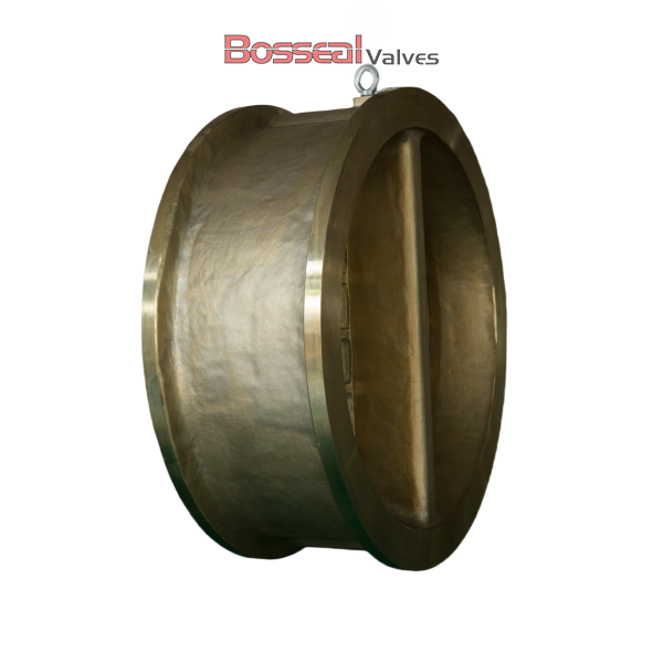 Class 300 LB Dual Plate Check Valve, C95800, 48 Inch, Wafer