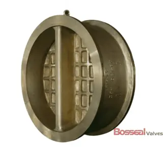 ASTM B148 C95800 Wafer Check Valve, Dual Plate, 12 IN, CL300