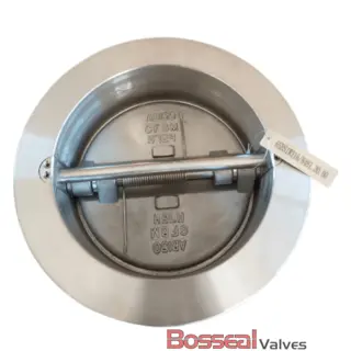 Stainless Steel Dual Plate Check Valve, CF8M, 16 IN, 150 LB