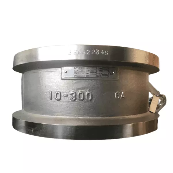 ASTM A995 6A Обратный клапан с двумя пластинами, 10 дюймов, 300 фунтов, API594
