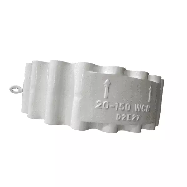 Válvula de retención de doble placa ASTM A216 WCB, API 594,20 pulgadas, 150 libras