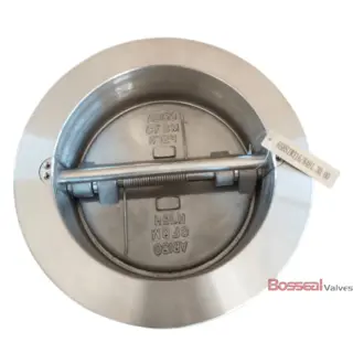 API 594 Dual Check Valve, 16 Inch, 300 LB, ASTM A351 CF8M