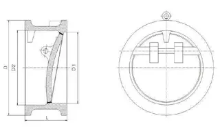 Titling Disc Wafer Check Valve
