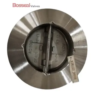 API 6D Dual Check Valve, 8 Inch, Class 900 LB, ASTM A890 5A