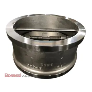 Spring Loaded Dual Check Valve, 4 IN, 2500 LB, ASTM A351 CF8M