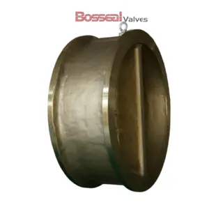 Class 300 LB Dual Plate Check Valve, C95800, 48 Inch, Wafer