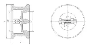 Piston Type(Lifting) Wafer Check Valve