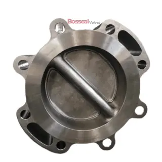 Spring Loaded Dual Check Valve, 36 IN, 300 LB, A352 LCB