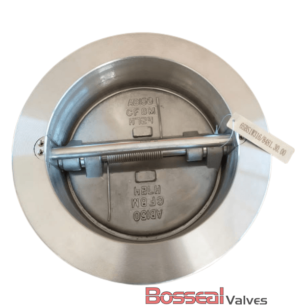Stainless Steel Dual Plate Check Valve, CF8M, 16 IN, 150 LB