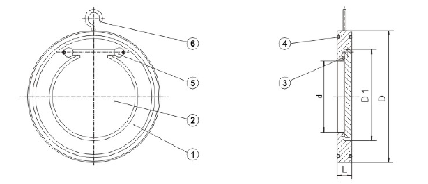 Thin Type Wafer Check Valve