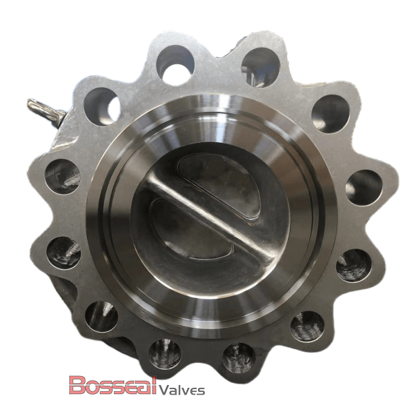 Titanium Alloy Dual Check Valve, 150 LB, 30 IN, API 594, 6D