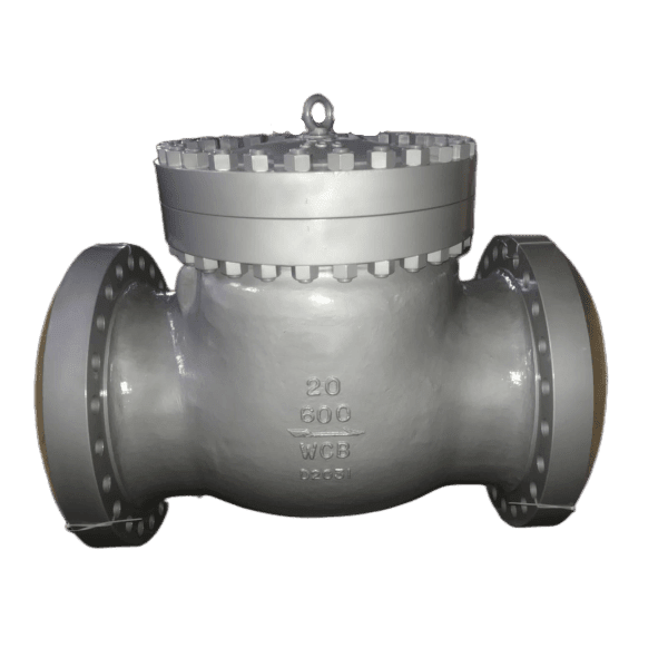 ASTM A216 Поворотный обратный клапан WCB, 20 дюймов, 600 фунтов, BS 1868
