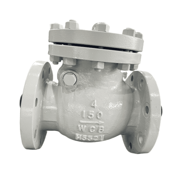Поворотный обратный клапан BS 1868, 150 фунтов, 4 дюйма, DN100, WCB, RF