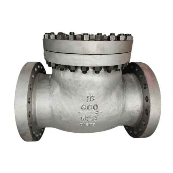 ASTM A216 Поворотный обратный клапан WCB, 600 фунтов, 16 дюймов, API 594