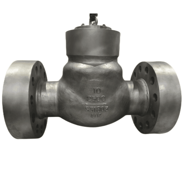 ASTM A995 4A Swing Check Valve, BS 1868, 10 IN, 2500 LB, RTJ