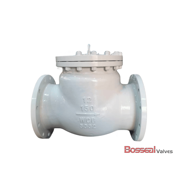 600 LB Swing Check Valves, 24 Inch, CF8M, DN600, BS 1868, RF