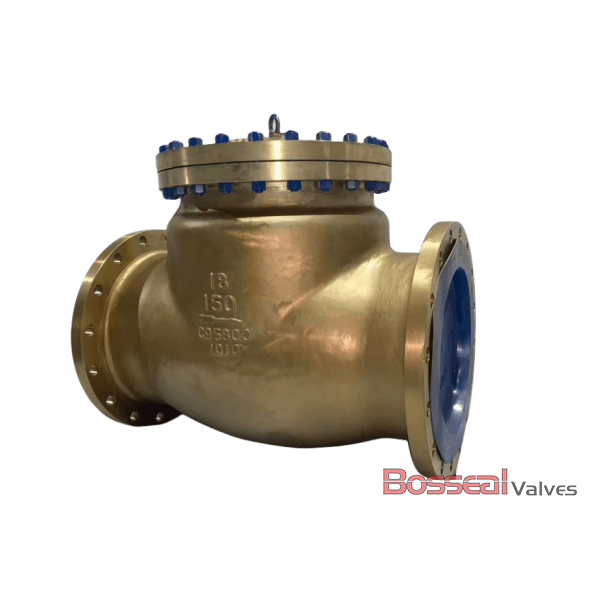 Aluminum Bronze Bolted Bonnet Check Valve, 28 IN, CL150, RF